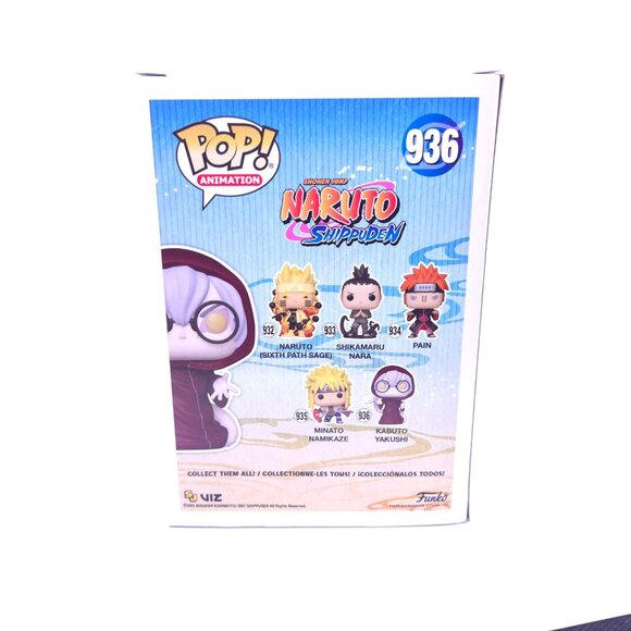 Funko POP! Naruto Shippuden Kabuto Yakushi 936 Vinyl Figure New Sealed - Picture 7 of 11